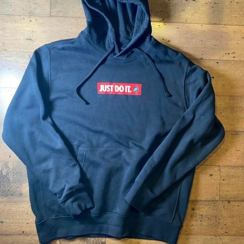 Nike black Just Do It hoodie